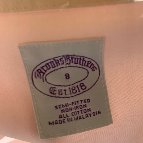 Brooks Brother fitted shirt EUC. Like new sz. 8. Classic staple item - Picture 4 of 4